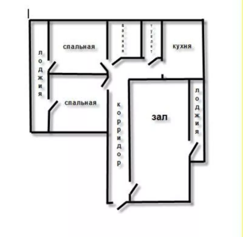 3-х комнатную квартиру 105-ой серии